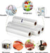 10×Vacuum Food Sealer Rolls Saver Bag Seal Storage Commercial Heat Grade 6MX28cm - Battery Mate
