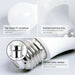 10x LED Bulb 7W E27 Globe Light Cool White Screw Bright Bulb - Battery Mate