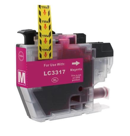 Compatible Brother LC-3317 Magenta Ink Cartridge - 550 pages - Battery Mate
