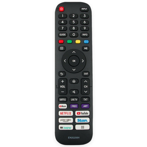 EN2Q30H Remote control fit for HISENSE VIDAA TV 65Q7, 65SX, 70S5, 100L5F, 100S8 - Battery Mate