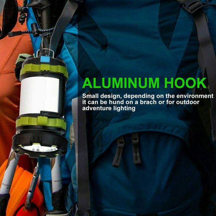 Rechargeable LED Camping Lantern Outdoor Tent Light Lamp & Power for Phone - Battery Mate