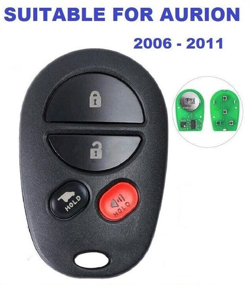 REMOTE Suitable for TOYOTA AURION or KLUGER 2006 2007 2008 2009 2010 2011 2012 - Battery Mate
