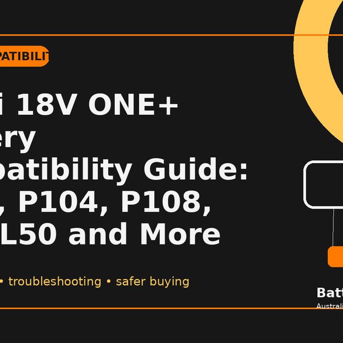 Ryobi 18V ONE Plus battery compatibility