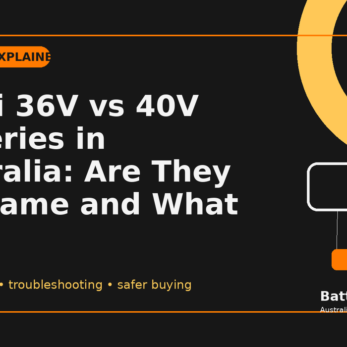 Ryobi 36V versus 40V battery compatibility