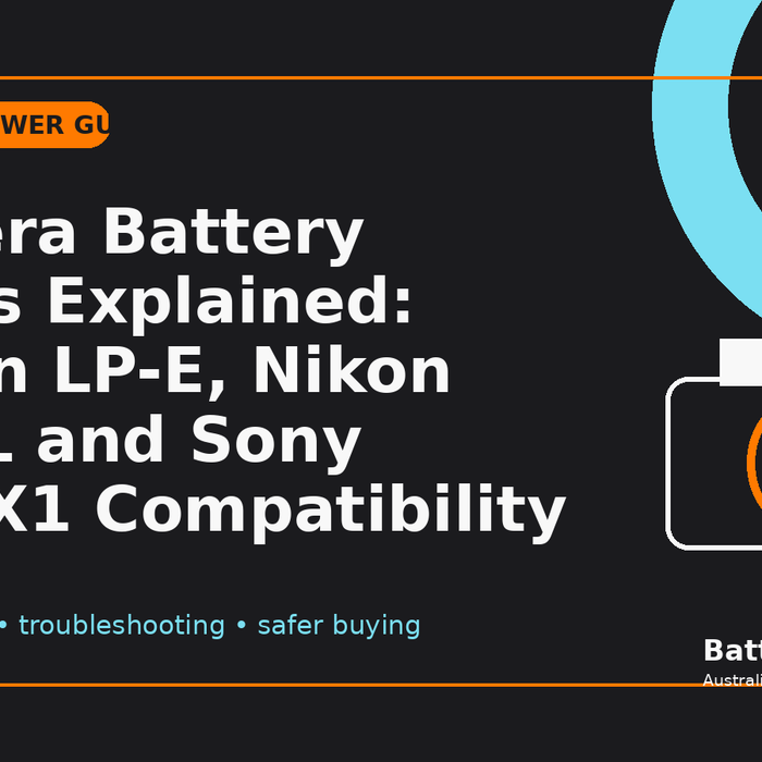 Camera battery codes explained