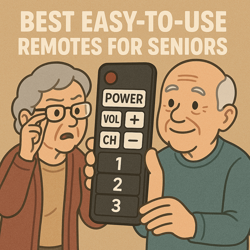 Best Easy-To-Use Remotes For Seniors - Battery Mate
