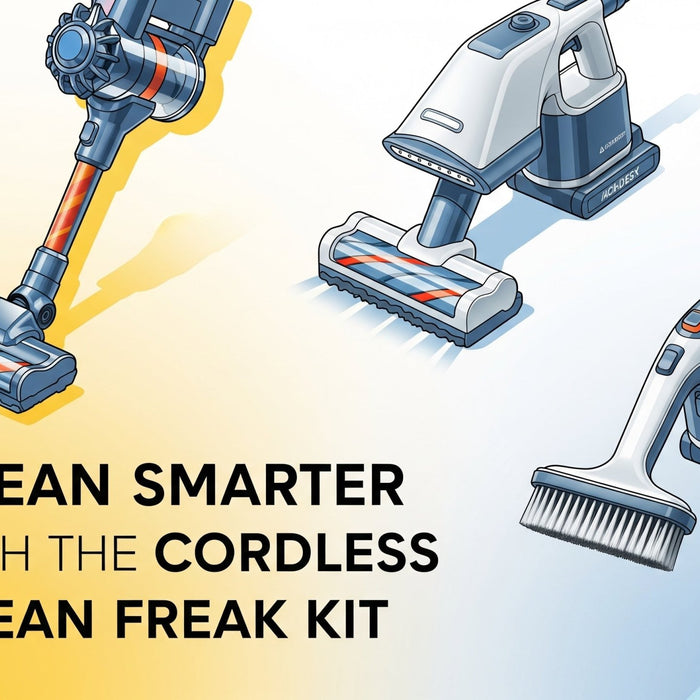 Clean Smarter with the Cordless Clean Freak Kit - Battery Mate