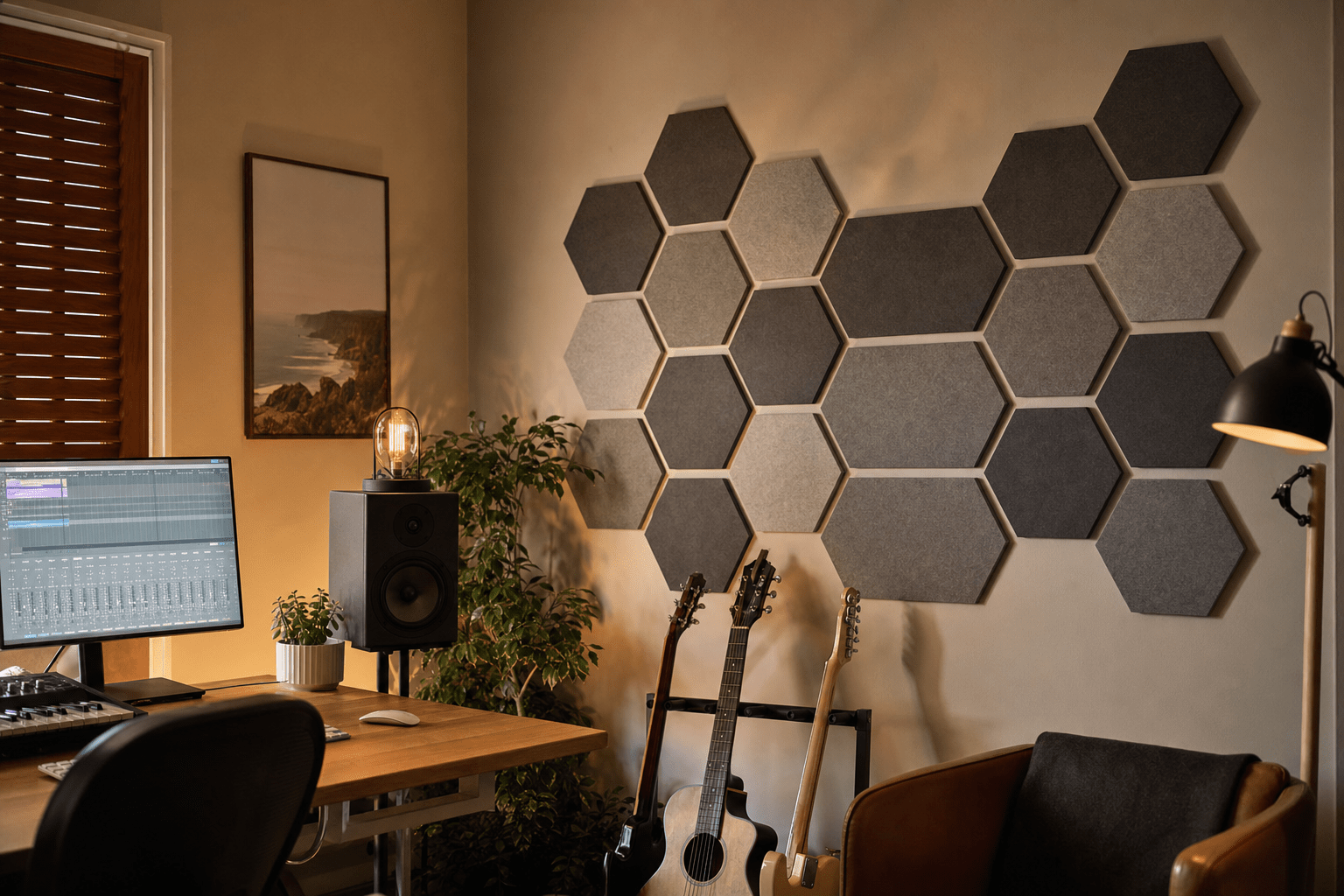 How Many Acoustic Foam Panels Do You Need? Room-Size Guide for Home Studios and Offices - Battery Mate