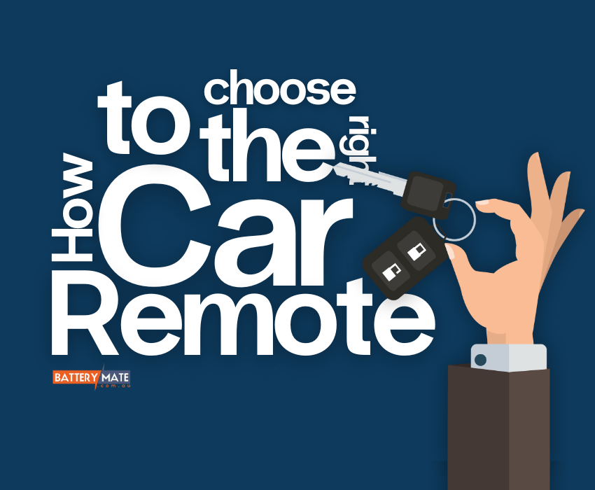 How to Choose the Right Replacement Car Remote for Your Holden - Battery Mate