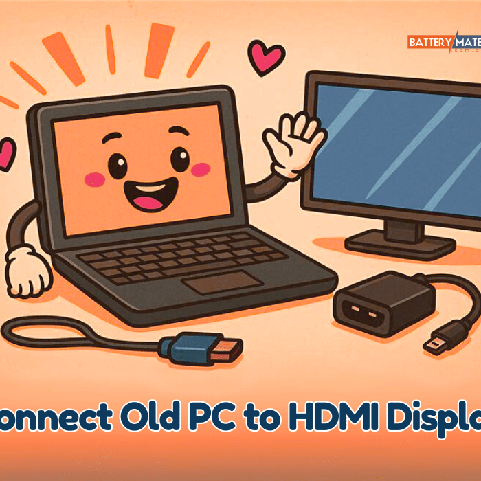 How to Connect an Old PC or Laptop to a Modern HDMI Monitor or TV - Battery Mate