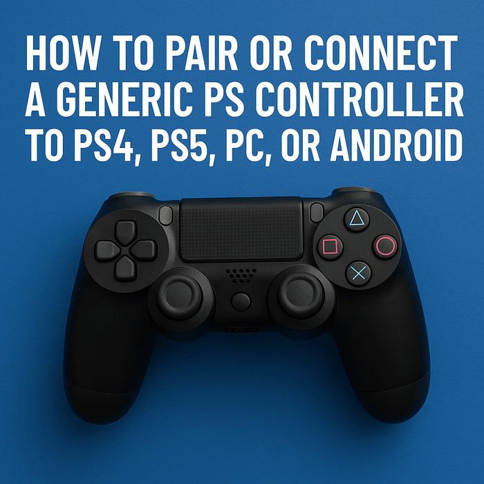 How to Pair or Connect a Generic PS Controller to PS4, PS5, PC, or Android - Battery Mate