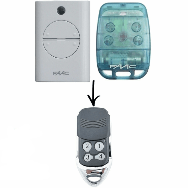 How to Program a FAAC XT2 / XT4 / TE4433H Compatible Gate Remote - Battery Mate