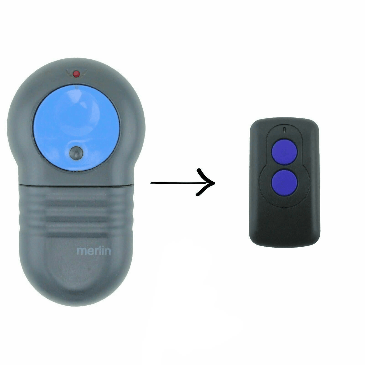 How to Program a Merlin M802 Blue Compatible Garage Remote (Prolift 230T / 430R) - Battery Mate