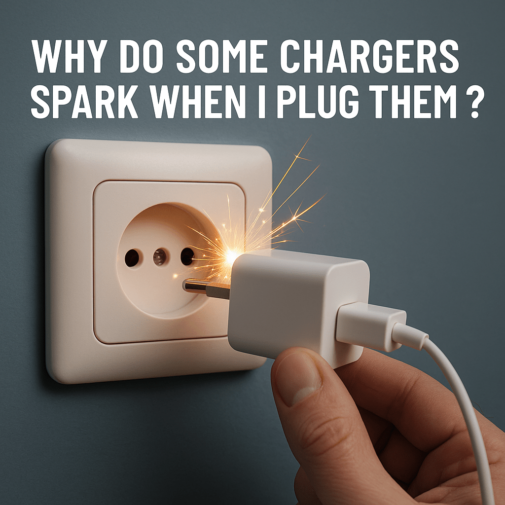Why Do Some Chargers Spark When I Plug Them In? - Battery Mate