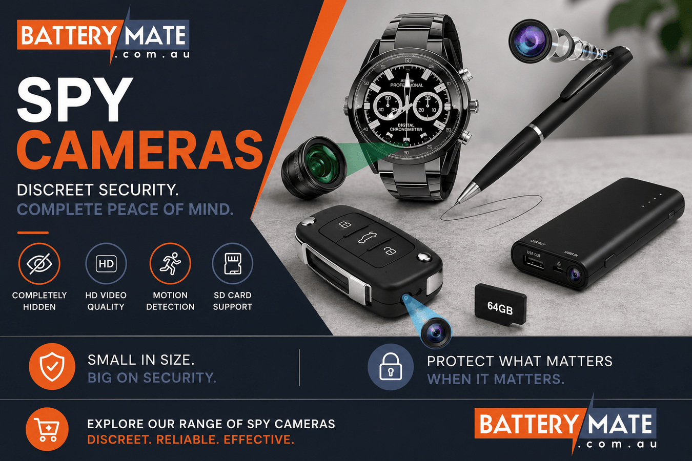 Spy Cameras - Battery Mate