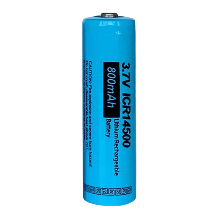 [1 Pack] 14500 3.7V 800mAh AA Li - ion Button Top Rechargeable Batteries | High - Performance Cells for Flashlights & LED Devices (Copy) (Copy) - Battery Mate