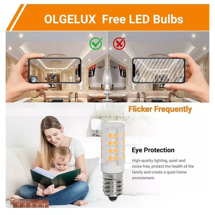 1 Pack E14 LED Bulb 5W Corn light bulbs Replace Halogen 22V.x lamp I6V7 - Battery Mate