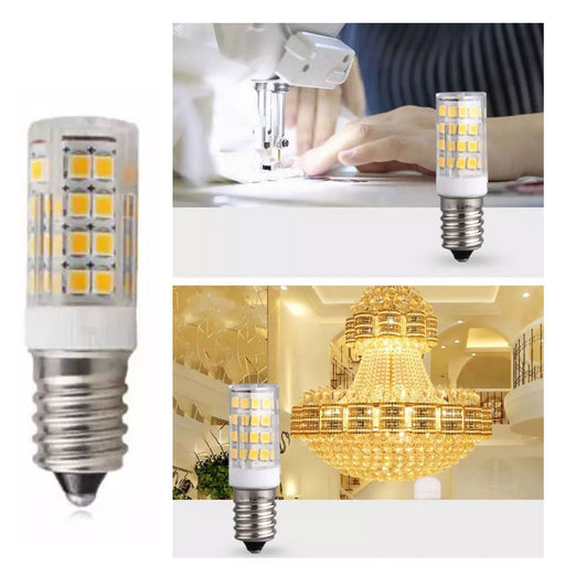 10 Pack E14 LED Bulb 5W Corn light bulbs Replace Halogen 22V.x lamp I6V7 - Battery Mate