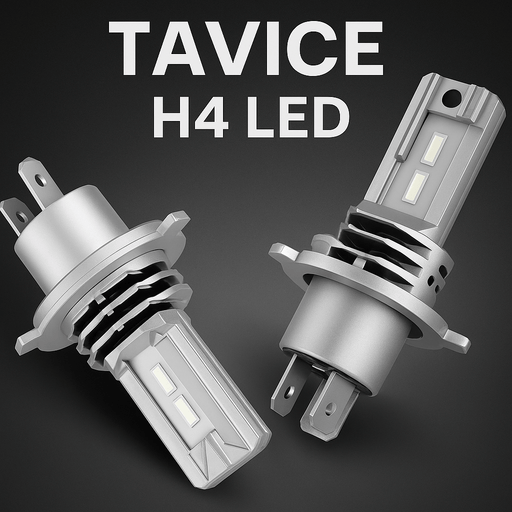 [2 Pack] 1600LM LED H4 Headlight Globes Bulbs Conversion Kit Car Light High + Low Beam Waterproof - Battery Mate