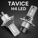 [2 Pack] 1600LM LED H4 Headlight Globes Bulbs Conversion Kit Car Light High + Low Beam Waterproof - Battery Mate