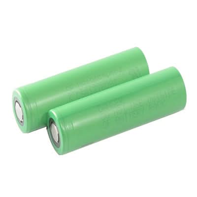 [2 Pack] 18650 Rechargeable Battery 2500mAh 20A 3.6V Li - Ion Flat - Top | High Drain Replacement for Power Tools & Torches - Battery Mate