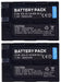 2 Pack EN - EL3e Battery Compatible with Nikon D700 D90 D50 D70s D300S - Battery Mate