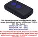 2 Pack | Merlin M802 Compatible Remote - Battery Mate
