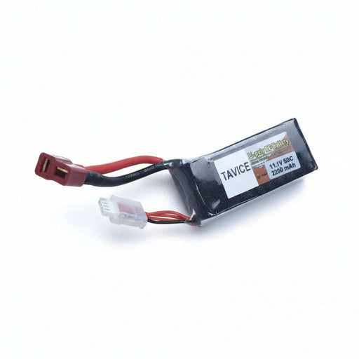 [2 Pack] Tavice 3S Lipo Battery 2200mAh 11.1V 50C | T Connector RC Battery - Battery Mate