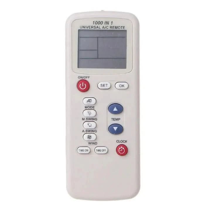 2 Pack Tavice Compatible K - 100ES Universal Air Conditioner Remote Control (1000 in 1) for Haier, LG, Panasonic, Gree - Battery Mate