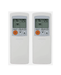 2 Pack Tavice Compatible Mitsubishi Air Conditioner Remote Control for MSZ - GA50VA, MSZ - GA60VA, MSZ - GA80VA - Battery Mate