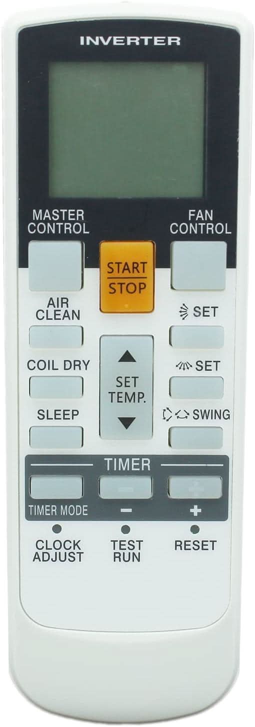 2 Pack Tavice Compatible Replacement AR - RY12 Remote Control for Fujitsu Air Conditioners – Also Compatible with AR - RY3, AR - RY5, AR - RY13, RY4, RY11, ASTA18LCC, ASTA24LFC, AR - RAD1E, AR - RAC1C, AR - RAE1E, AR - RAC2E - Battery Mate