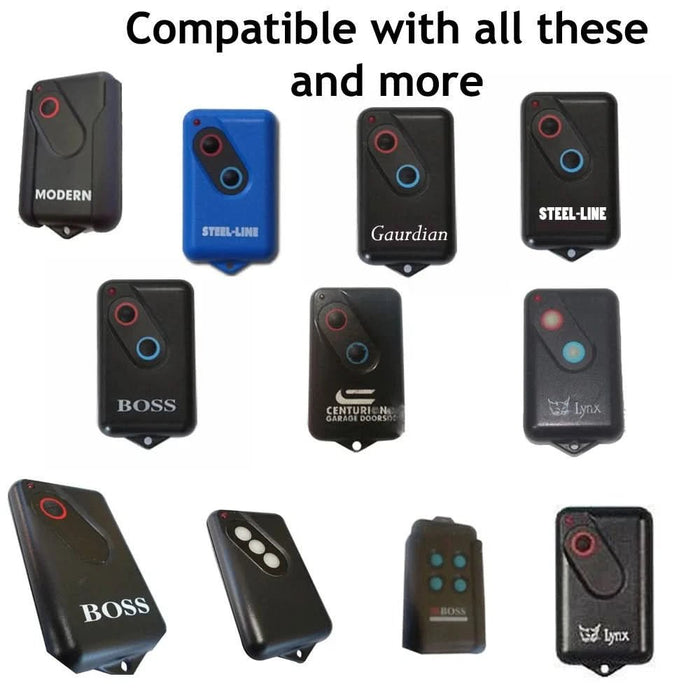 2 Pack TAVICE Replacement Remote Compatible with Garage Door 2211 - L (TX), Boss Steel - Line BHT4, HT4 - Battery Mate