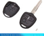 [2 Pack] TAVICE Replacement Remote Key Blank Shell/Case MIT8, Compatible with Mitsubishi Lancer CJ 2007?2014 - Battery Mate