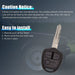 [2 Pack] TAVICE Replacement Remote Key Blank Shell/Case MIT8, Compatible with Mitsubishi Lancer CJ 2007?2014 - Battery Mate