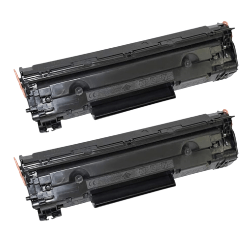 [2 Pack] Toners Compatible with HP CB435A (35A) Compatible Black Toner Cartridge - 2,000 Pages - Battery Mate