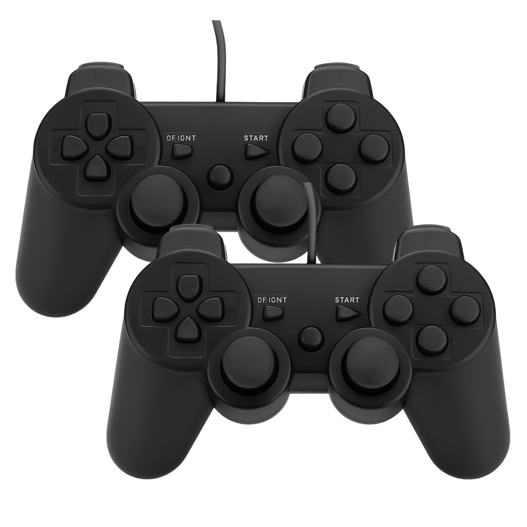 [2 Pack] Wired Controller Compatible with PS2 PlayStation 2 Console ...