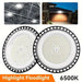 2x 500W LED High Bay Light Low Bay UFO Factory Warehouse Industrial Light - Battery Mate