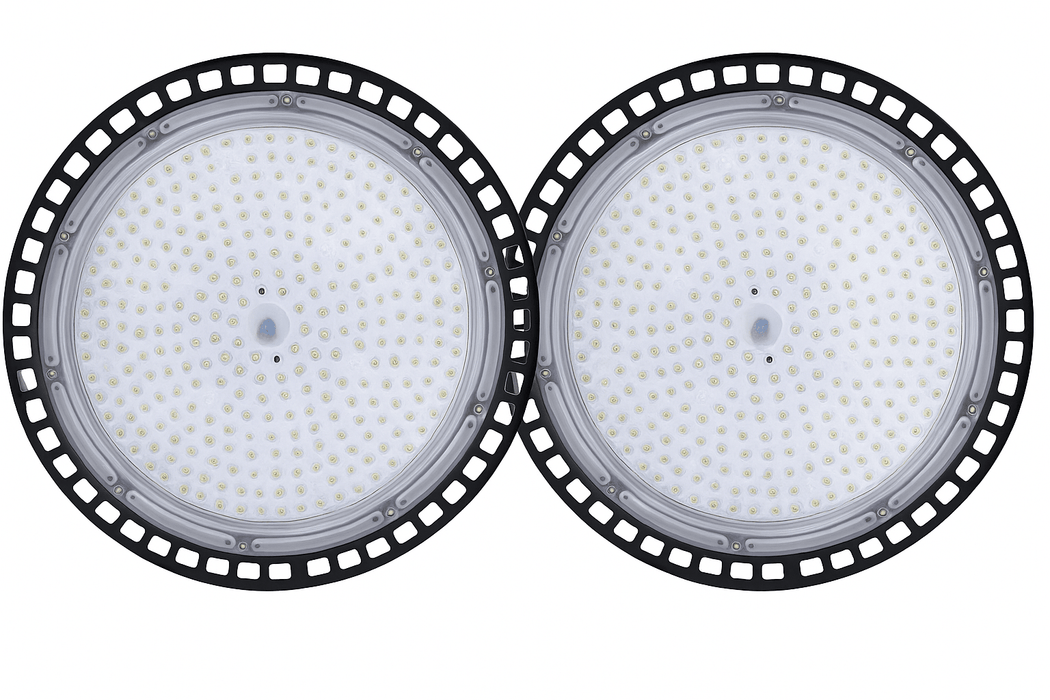 2x 500W LED High Bay Light Low Bay UFO Factory Warehouse Industrial Light - Battery Mate