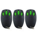 [3 Pack] Tavice Garage Remote Compatible with Merlin Door Remote Key Control for Chamberlain Compatible C945 Merlin+ C945 - Battery Mate