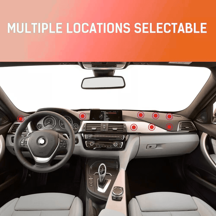 360° Magnetic Dashboard Phone Mount – Universal Stick - On Car Holder for iPhone & Samsung - Battery Mate