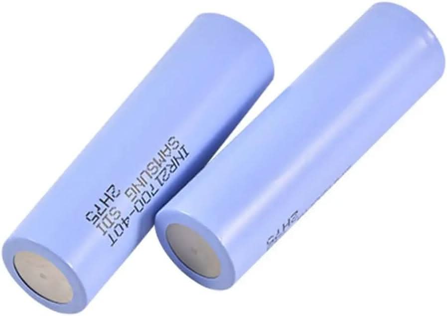 [4 Pack] Samsung INR21700 - 40T 4000mAh 35A High - Drain Li - ion Battery Cell – Flat Top, Rechargeable with Protection Circuit - Battery Mate