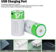 [4 Pack] USB D Rechargeable Lithium - Ion Battery 1.5V 12000mWh – High Capacity D Cell with Type - C Fast Charging - Battery Mate