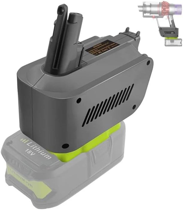 TAVICE Battery Adapter Compatible with Ryobi 18V Battery to Dyson V10 Vacuum Battery Converter