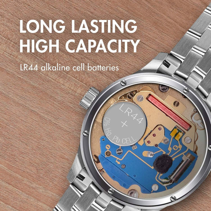 [5 Pack] LR44 High Capacity AG13 357 303 SR44 Battery Premium Alkaline Battery 1.5V Button Coin Cell Batteries (Copy) - Battery Mate