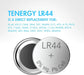 [5 Pack] LR44 High Capacity AG13 357 303 SR44 Battery Premium Alkaline Battery 1.5V Button Coin Cell Batteries (Copy) - Battery Mate