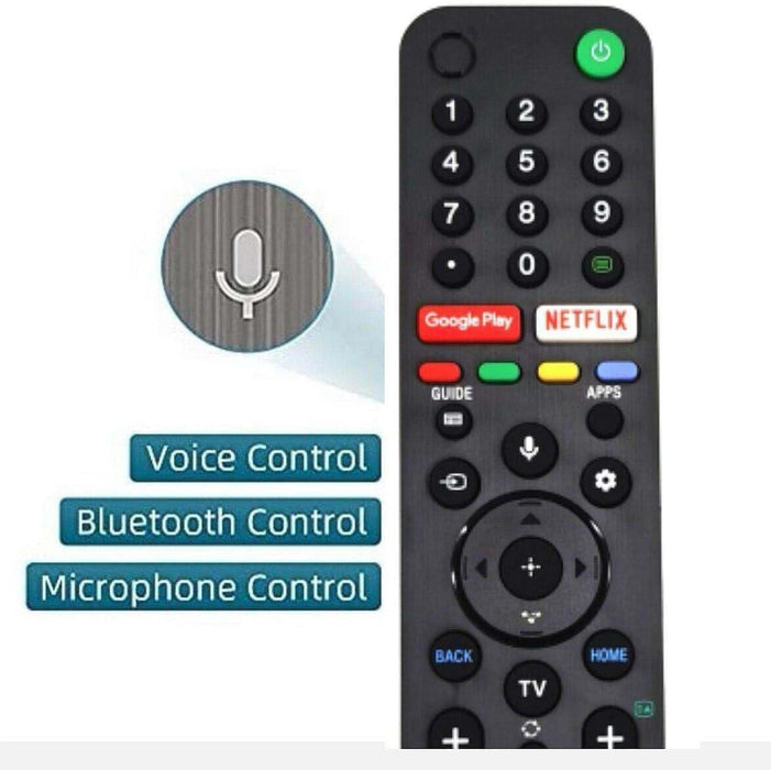 [2 Pack] RMF-TX500P Voice Remote for Sony TV KD-65X9500G KD-55X9500G KD-43X8000H KD-55A8H w/ Google Play & Netflix