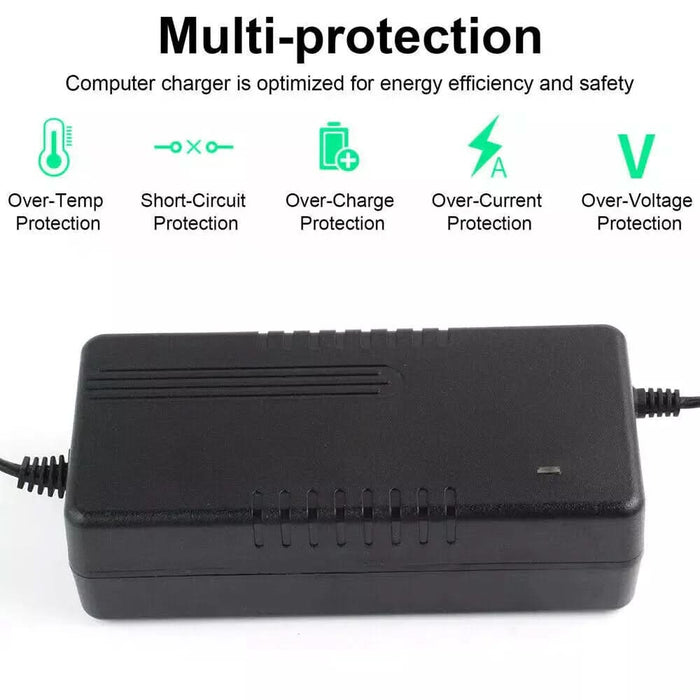 67.2V 2A Lithium Battery Charger | 3 - Pin 12mm AU Plug for 60V 16S Electric Scooter & eBike - Battery Mate