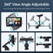 7" Portable Wireless Apple Carplay Android Auto Car Stereo Radio Bluetooth + CAM - Battery Mate