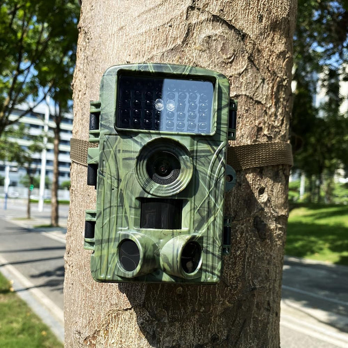 8K 60MP Trail Camera | 0.05s Trigger, 98ft Night Vision, 46 No-Glow IR LEDs, IP66 Waterproof Wildlife Camera - Battery Mate
