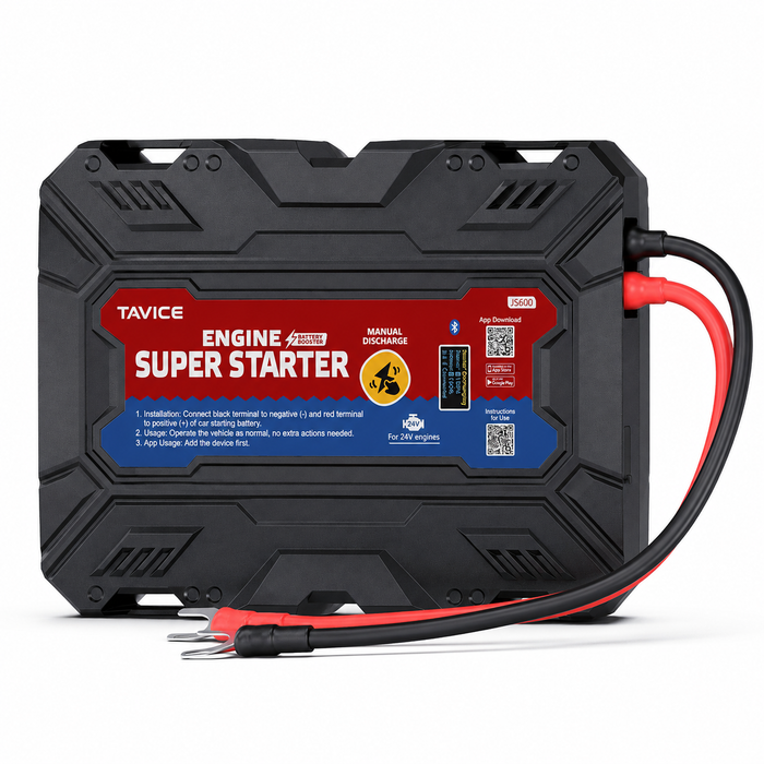 TAVICE LEAGEND JS600 On-Board SuperCap Jump Starter 12V Heavy-Duty Battery Booster Emergency Car Starter